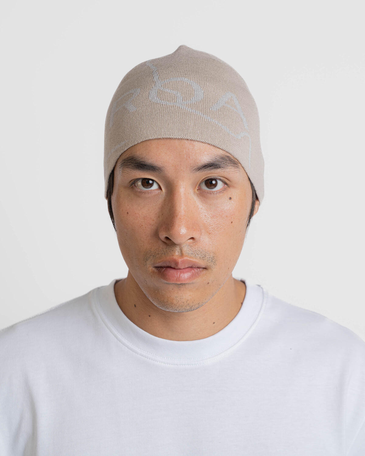 ROA Logo Beanie | RBMW219YA04-BEG0001 | FitminShops STORE